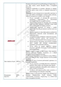 Ministry of Industries and Production (MOIP) Jobs 2026 Official Advertisement 