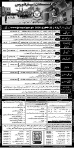 PAF Jobs 2026 official Advertisement