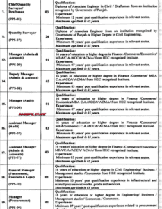 Punjab Municipal Development Fund Company (PMDFC) Jobs 2026 Official Advertisement