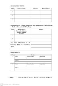 Shaheed Benazir Bhutto Women University Peshawar (SBBWU) Jobs 2026 Application Form