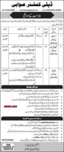 DC Swabi Jobs 2026 | Apply Online – Government Jobs in KPK 1 DC Swabi Jobs 2026 Official Advertisement