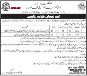 Directorate General of Labour Government of Sindh Jobs 2026 | Apply Online 1 Directorate General of Labour Government of Sindh Jobs 2026 Official Advertisement