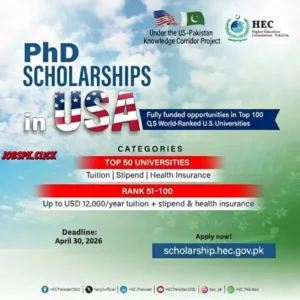 HEC PhD Scholarships in USA 2026 | Fully Funded Study | Apply Online 4 HEC PhD Scholarships in USA 2026 Official Advertisement