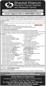 Shaukat Khanum Hospital (SKMCH) Jobs 2026 | Apply Online for 100+ Medical & Nursing Posts 26 Shaukat Khanum Hospital (SKMCH) Jobs 2026 Official Advertisement