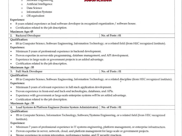 Sindh Safe Cities Authority Jobs 2026 Official Advertisement