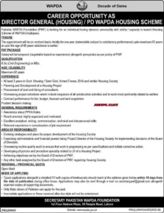 WAPDA Director General Housing Jobs 2026 | Govt Vacancies| Apply Online 1 WAPDA Director General Housing Jobs 2026 Official Advertisement
