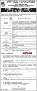 WASA Muzaffargarh Jobs 2026 | 72 Government Vacancies | Apply Now 1 WASA Muzaffargarh Jobs 2026 Official Advertisement