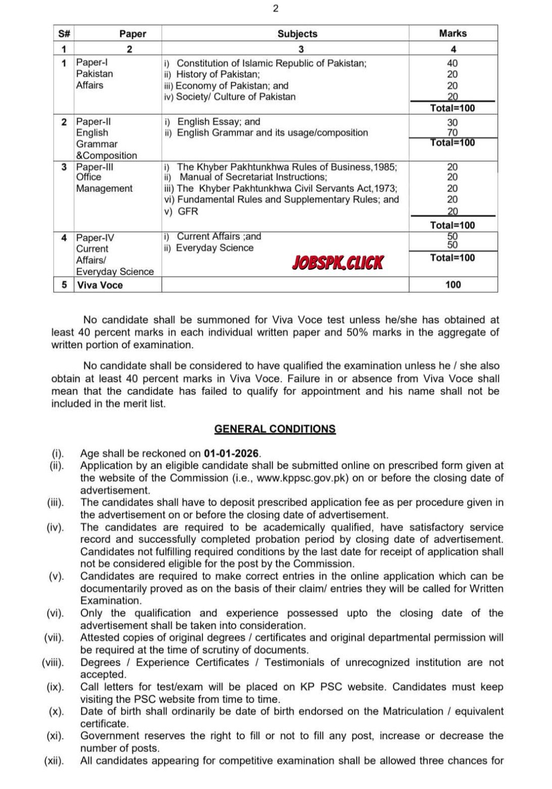 KPPSC PMS Jobs 2026 Advertisement No. 04/2026