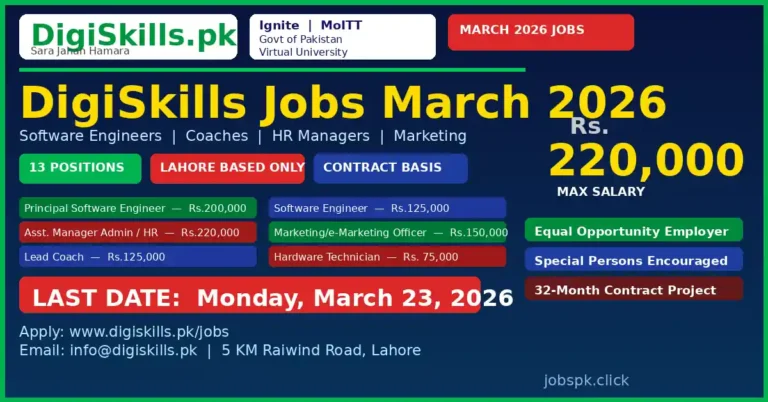 digiskills jobs march 2026 featured