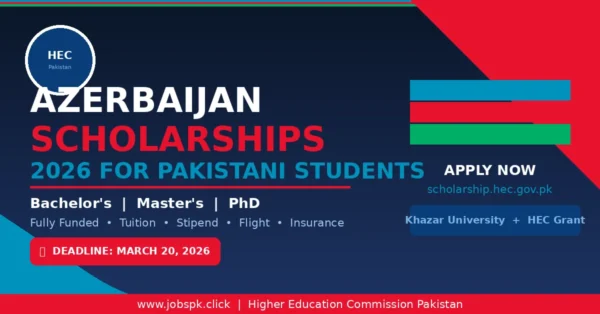 Azerbaijan Fully Funded Scholarships 2026 for Pakistani Students Apply Online |Bachelor's, Master's & PhD 2 featured image