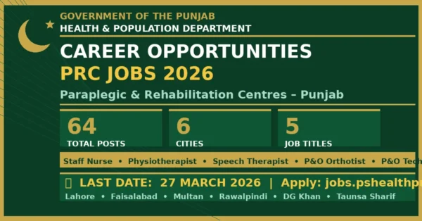Health & Population Department Punjab PRC Jobs 2026 – Nurses, Therapists & Physiotherapists Required 16 featured image prc jobs 2026