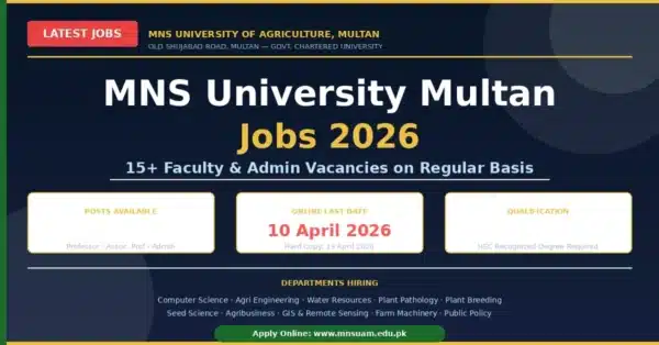 MNS University Multan Jobs 2026 Apply Online | 15+ Faculty & Admin Jobs on Regular Basis 5 mnsuam featured image