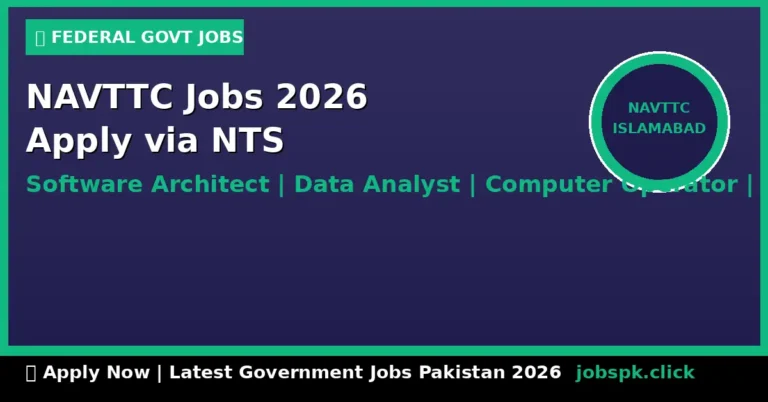 navttc jobs 2026