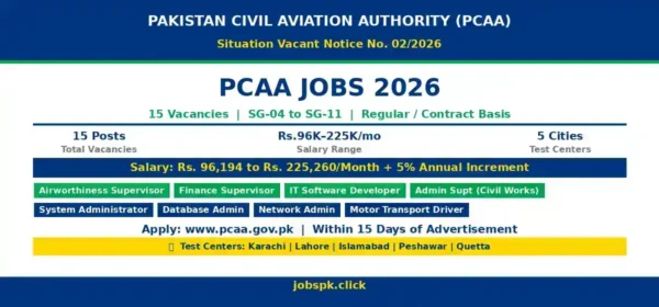 pcaa jobs 2026