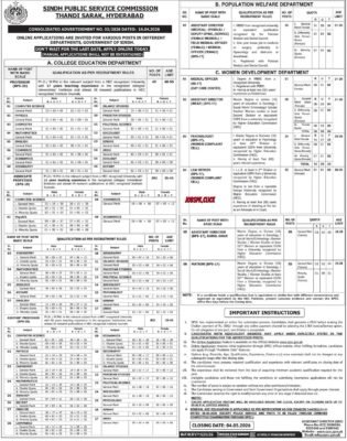 SPSC 2026 Advertisement No.03/2026